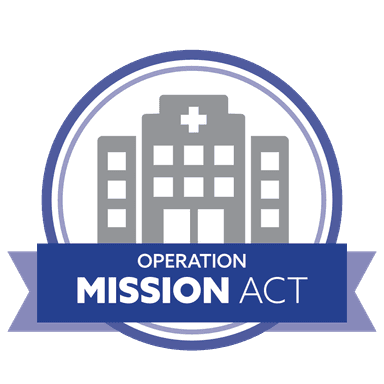 Operation MISSION Act badge