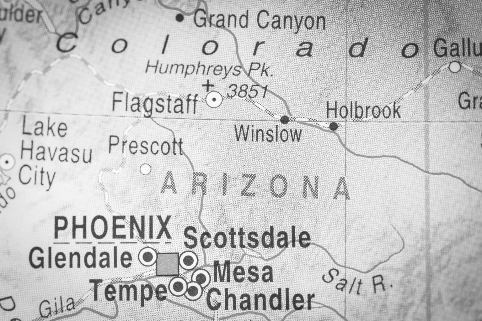 Map of Arizona — Livingston expansion